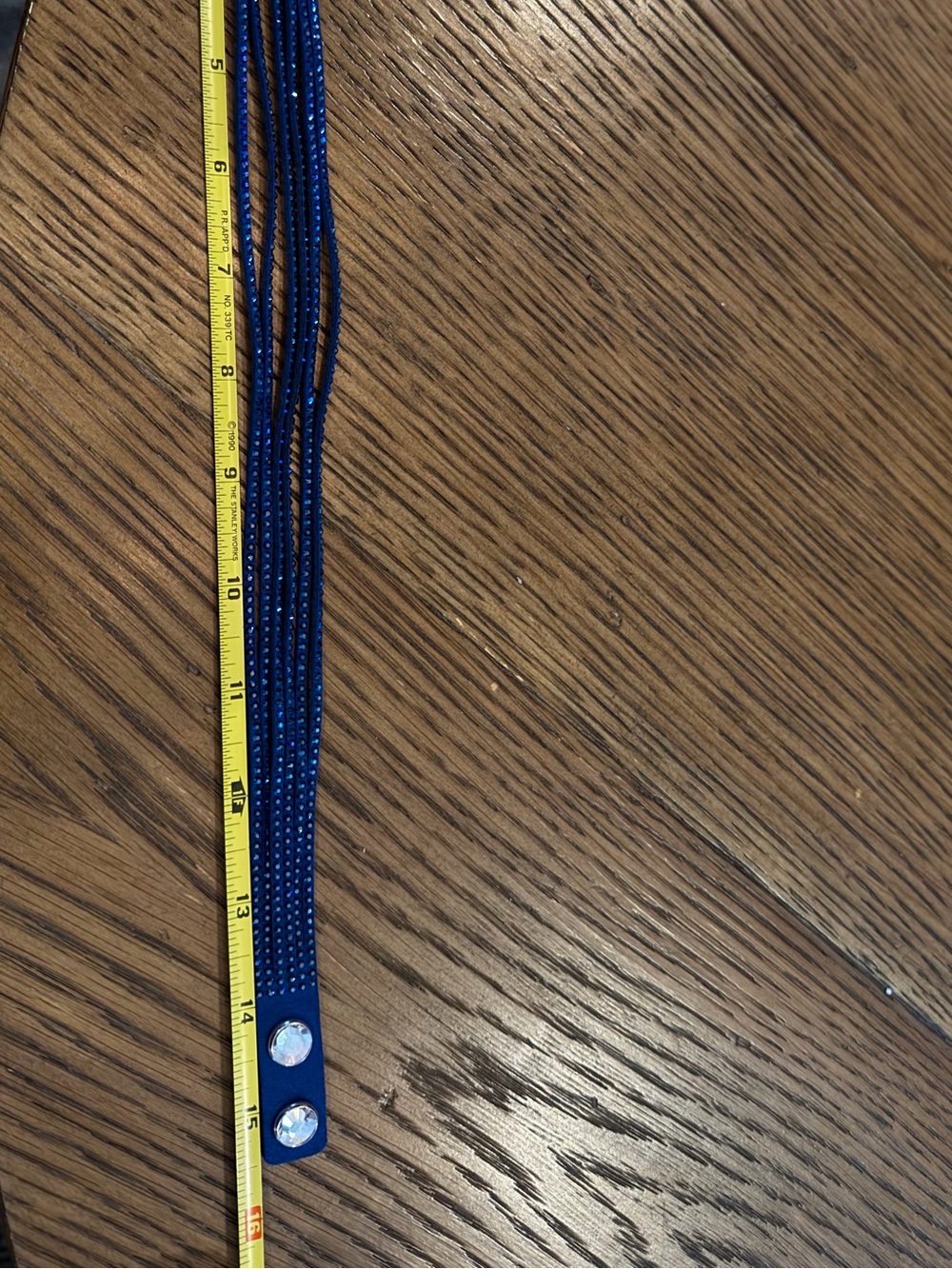 Swarovski Blue Crystal Multi‑Wrap Bracelet - Picture 2 of 2